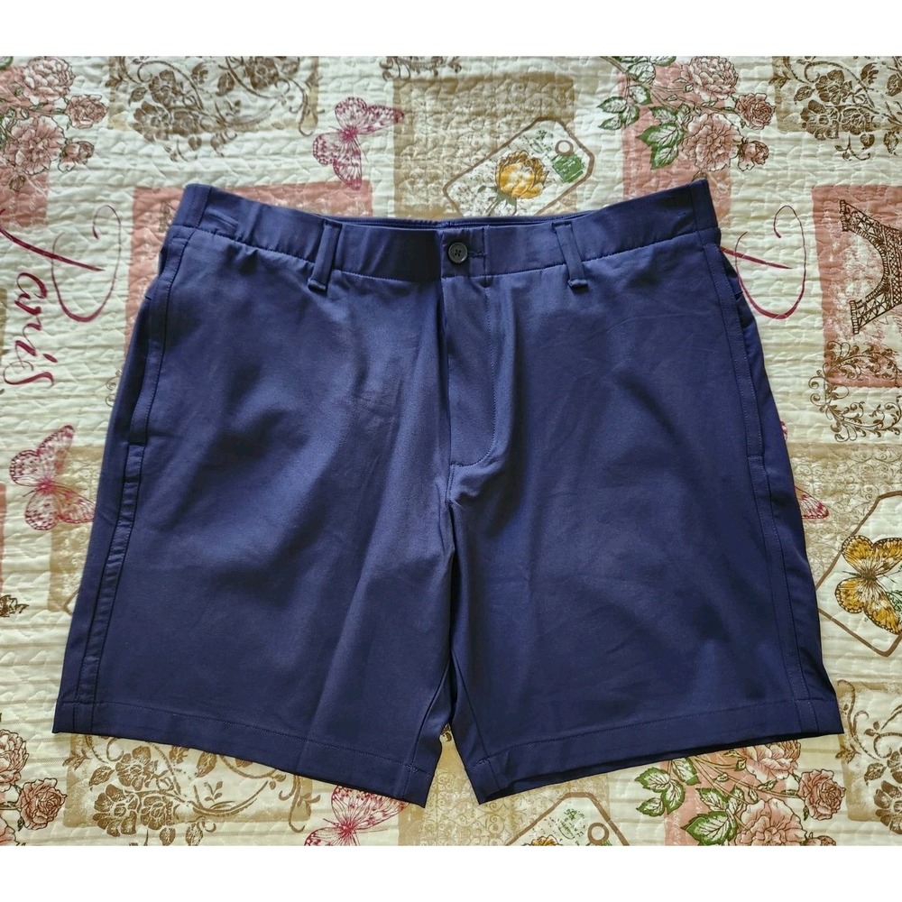 Under Armour Men's UA Iso-Chill Airvent Golf Shorts Blue Size 42